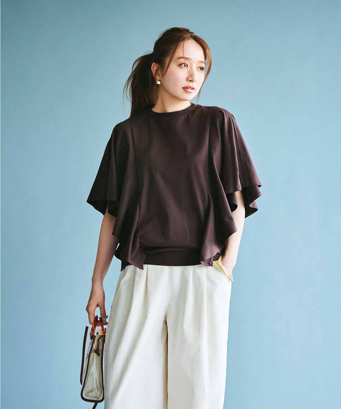 IEDIT|IEDIT[イディット]　接触冷感・吸汗速乾・抗菌防臭！ Ohcool（R）Ⅱplus素材のフリルトップスの会