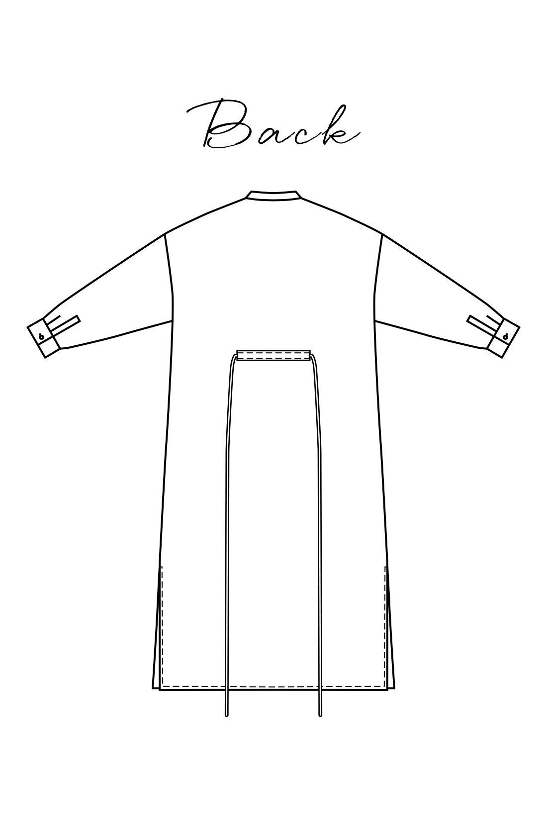 IEDIT[イディット]　シアー素材のストライプロングシャツドレス〈テラコッタブラウン〉