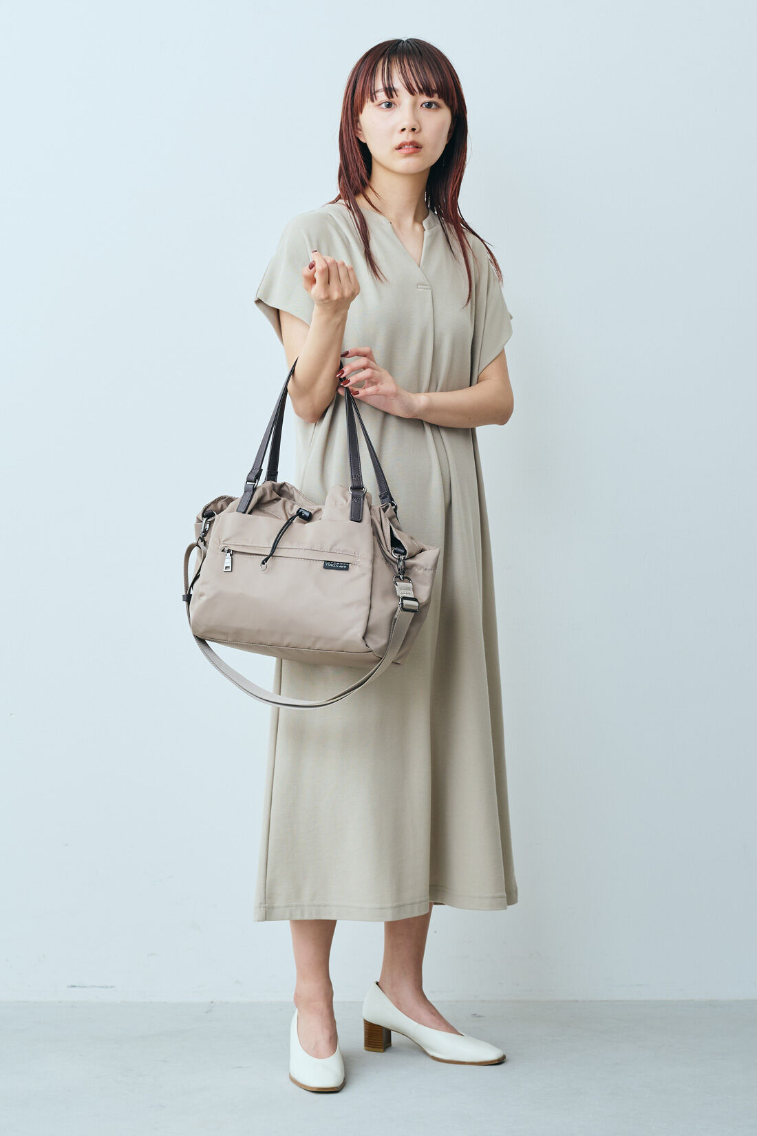 IEDIT|IEDIT[イディット] SELECT　Y’SACCS vous et　ポーチ付き3-WAYトートバッグ　YV012-01