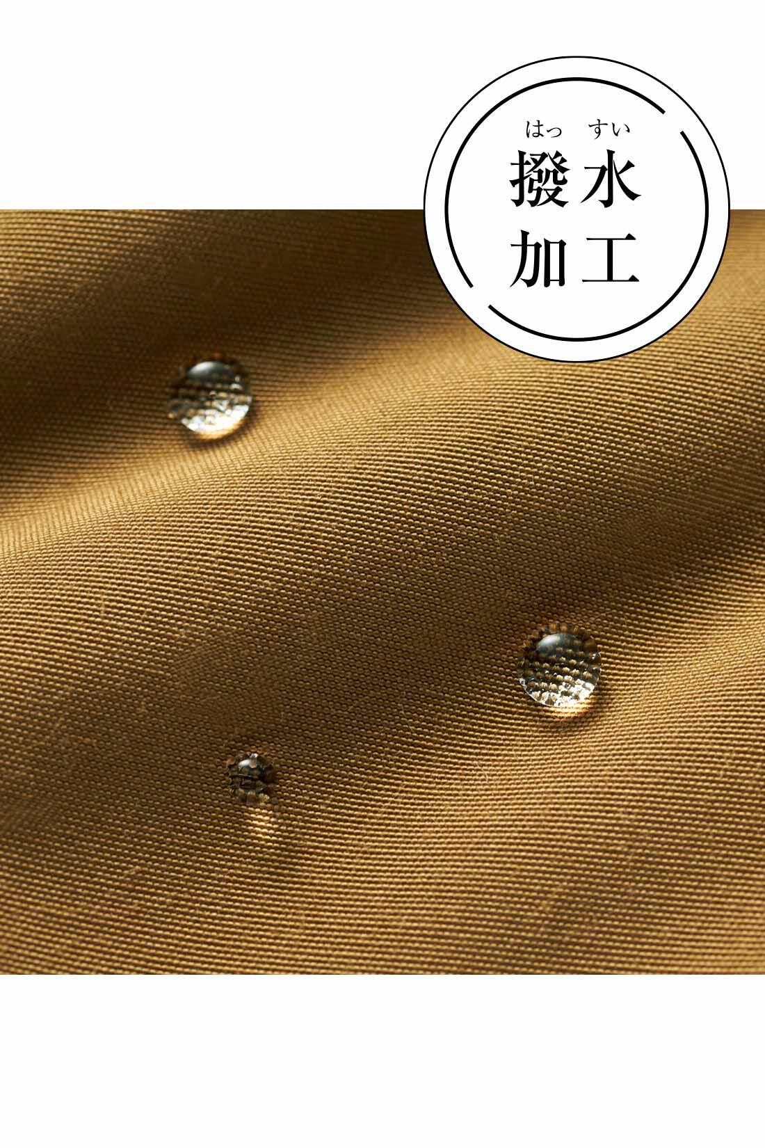 IEDIT[イディット] 撥水素材がうれしい！ 内側ステッチでスマートにロングシーズン着られる ロング丈ダウンコート〈キャメルベージュ 〉｜IEDIT[イディット]｜フェリシモ【公式通販】