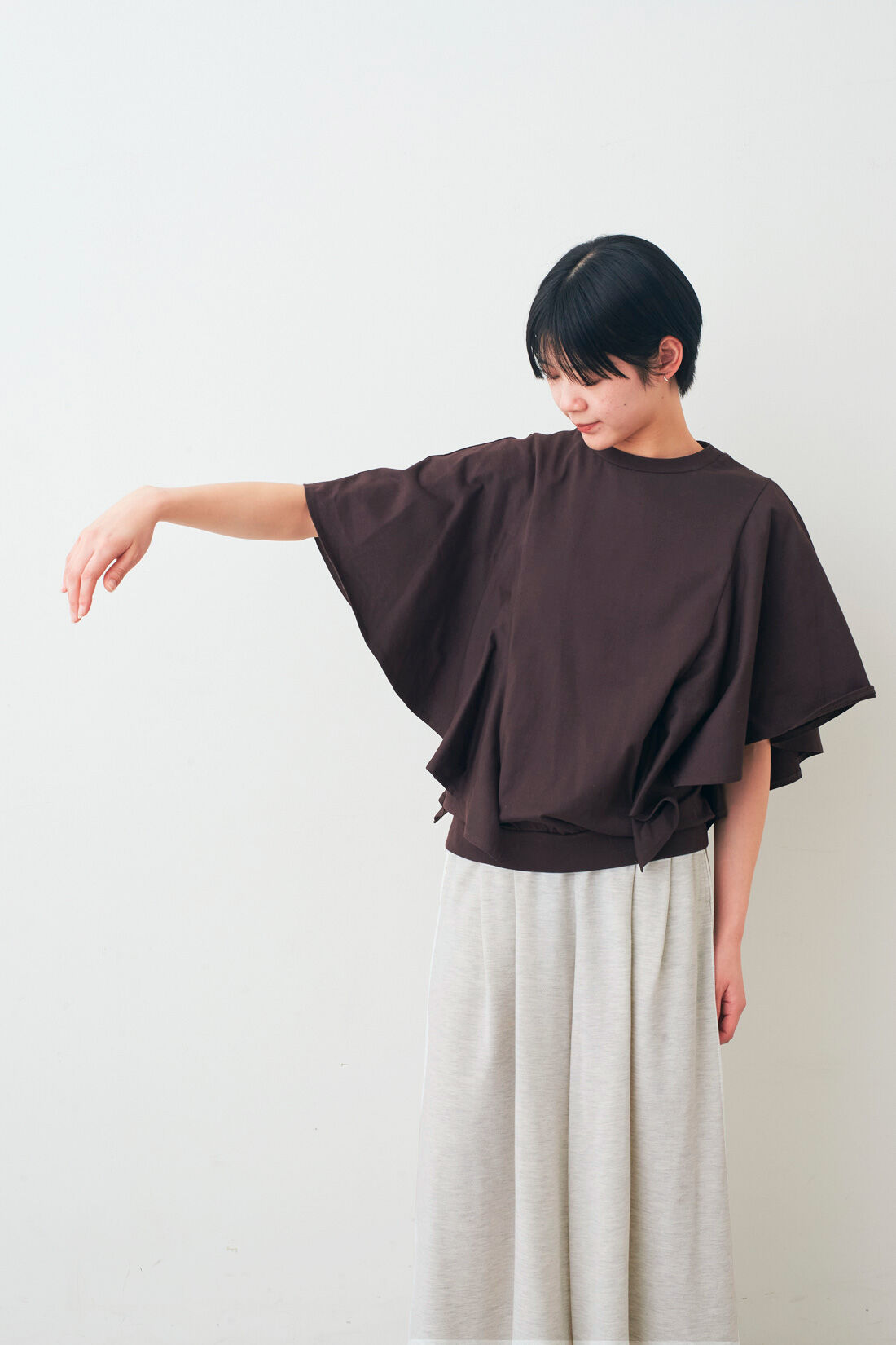 IEDIT［イディット］|IEDIT[イディット]　接触冷感・吸汗速乾・抗菌防臭！ Ohcool（R）Ⅱplus素材のフリルトップスの会