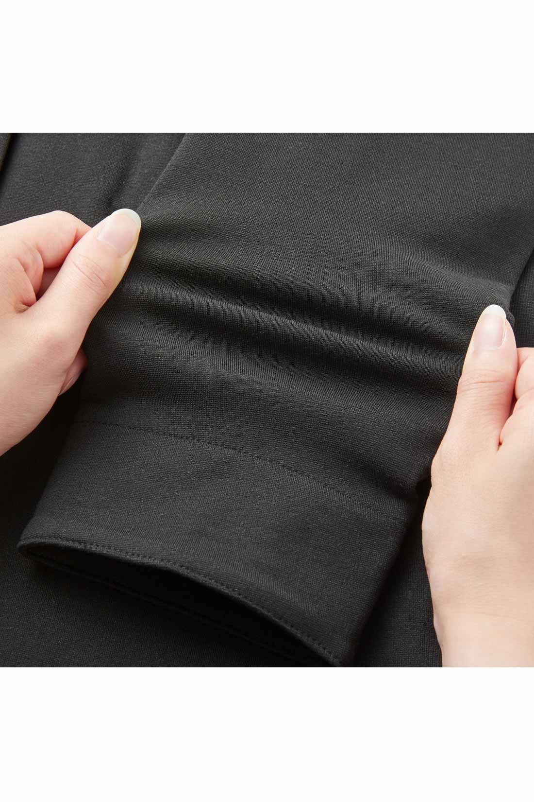 IEDIT|IEDIT[イディット]　UV＆抗菌防臭で安心 伸びやかできれいなバレエフィット（R）スカート〈ブラック〉