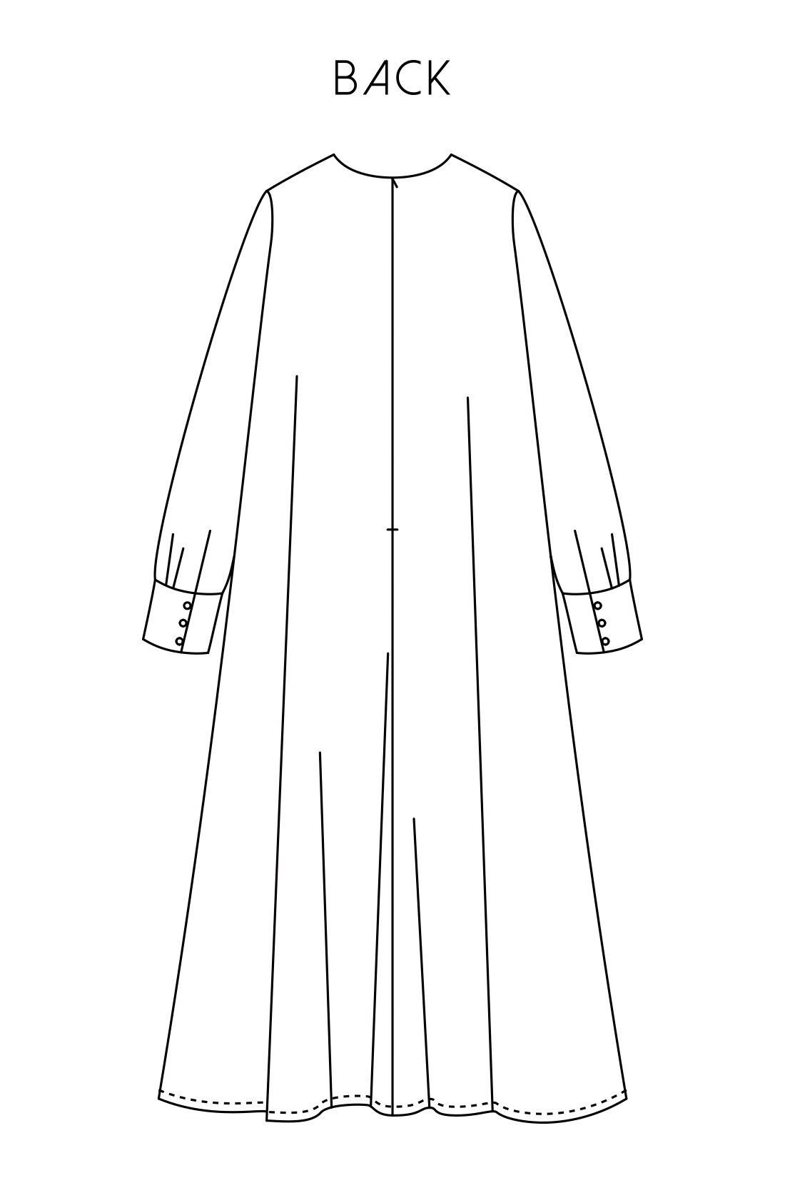 イディット|IEDIT[イディット]　福田麻琴さんコラボ 使い方いろいろこれさえあれば！なオケージョンワンピースとアクセサリーセット〈ブラック〉|ロングタイプのバックファスナー開きで、被らず足もとから着られてらくちん。
