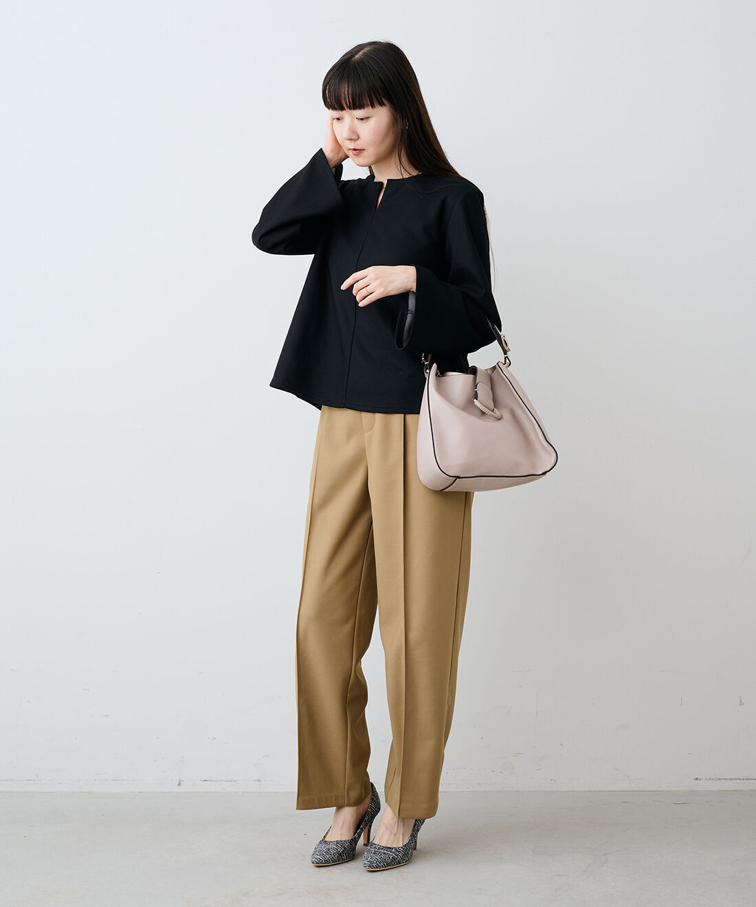 IEDIT［イディット］|IEDIT[イディット]　撥水加工＆UVカットがうれしい 裏がとぅるすべ きれい見え“ほっと適温”パンツ