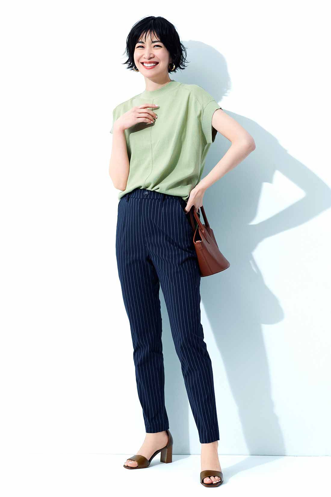 まとめ買いキャンペーン】IEDIT[イディット] UVカット・吸汗速乾・接触冷感がうれしい エアノビ涼やかスリムテーパードパンツ｜パンツ ｜ボトムス｜レディースファッション｜レディースファッション・洋服の通販｜IEDIT