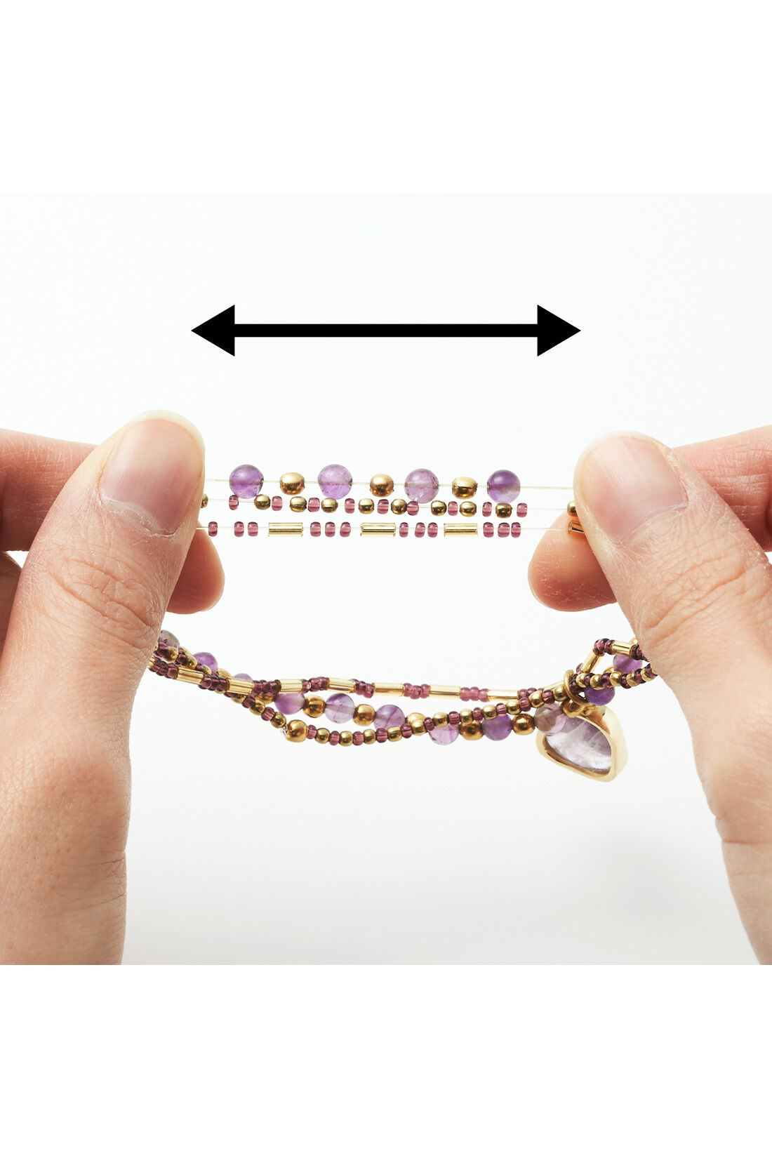 Her smileプロジェクト IEDIT[イディット] Made in India 天然石遣いの
