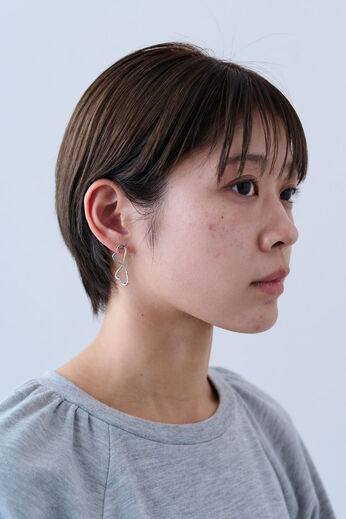 IEDIT | ツイン ハート ピアス