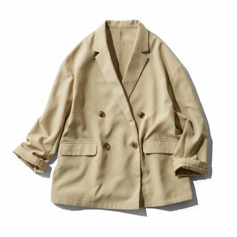 吸汗速乾 接触冷感 UVカット ジャケット〈ライトベージュ〉