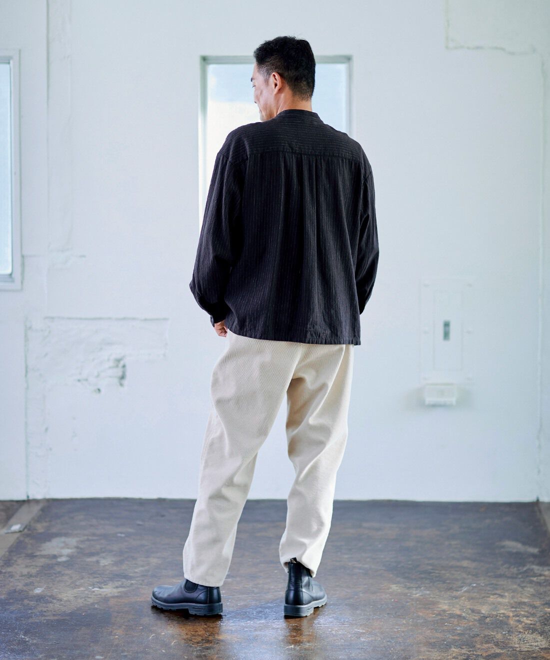 Sunny clouds［サニークラウズ］|サニークラウズ feat. Shuttle Notes　こだわりの生地を使ったシャツ〈メンズ〉