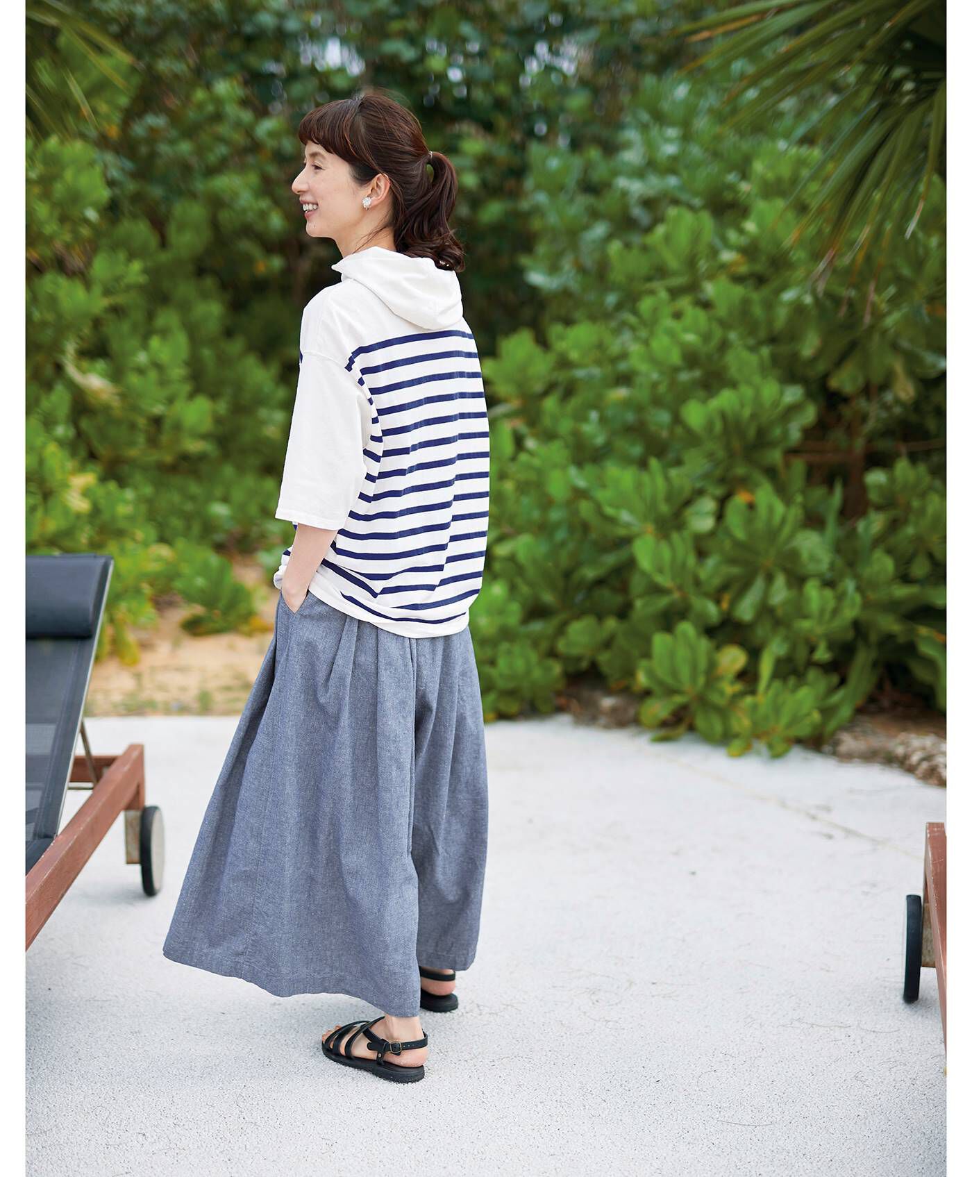 ブラウスとキュロット STAFF STYLING｜THE SHOP YOHJI YAMAMOTO