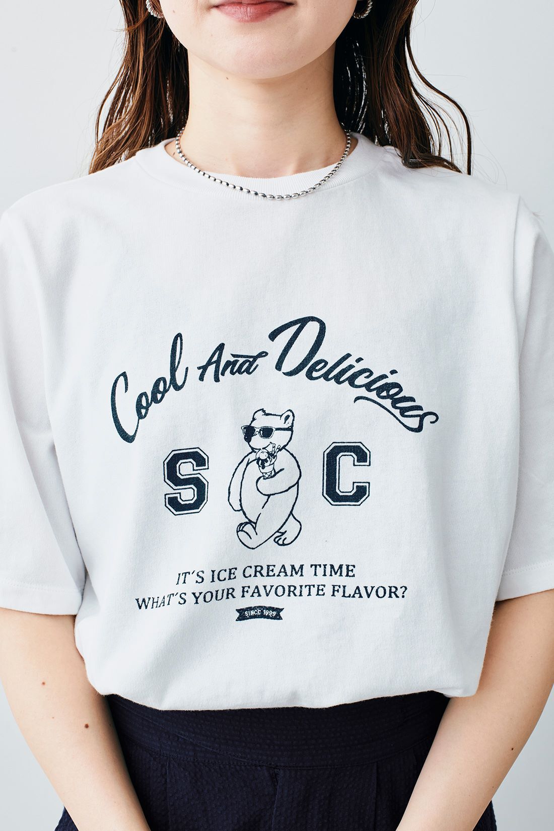 Sunny clouds［サニークラウズ］|サニークラウズ アイス好きなTシャツの会〈レディース〉