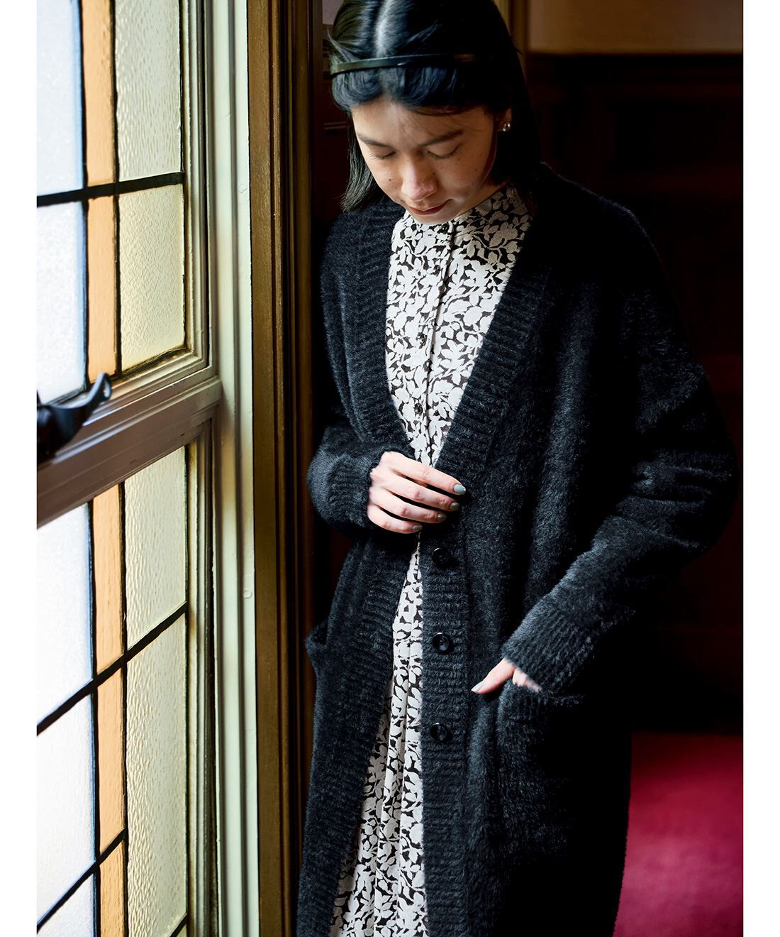 Sunny clouds［サニークラウズ］|サニークラウズ　魔女の黒猫カーディガン〈レディース〉