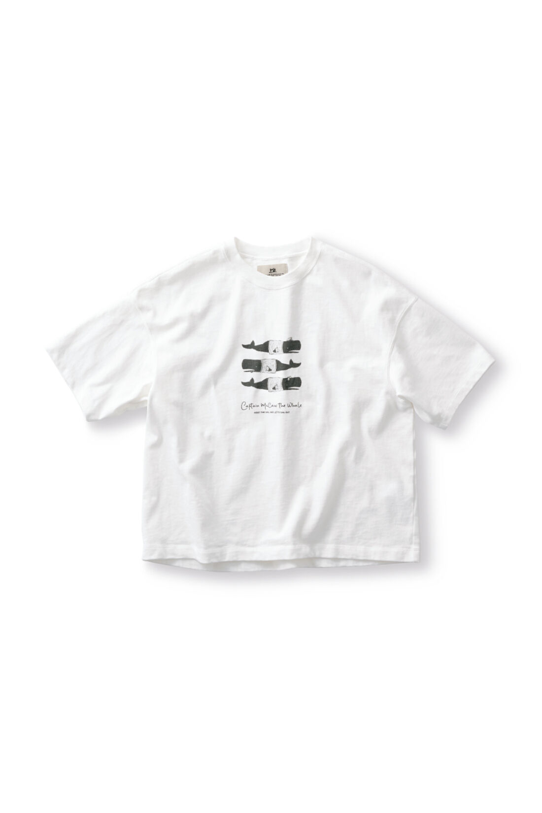 Sunny clouds［サニークラウズ］|サニークラウズ　くじらの船長Tシャツ〈レディース〉