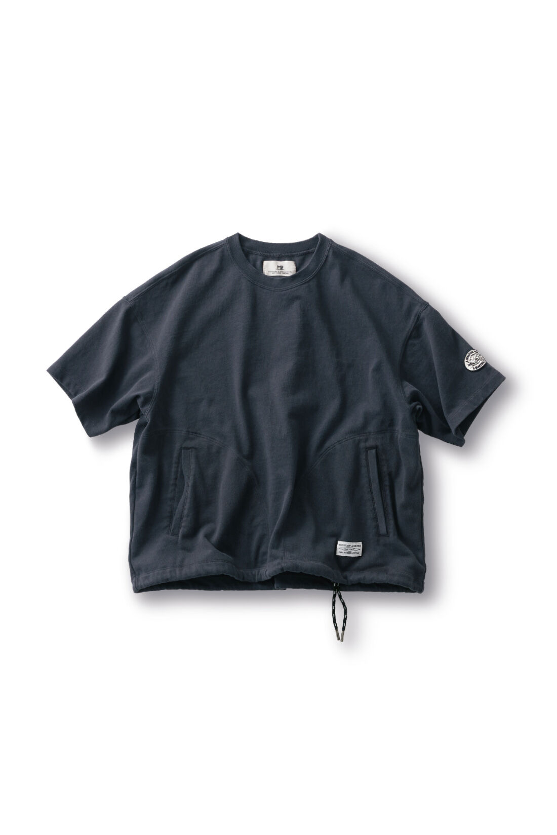 Sunny clouds［サニークラウズ］|サニークラウズ　しっかりワッペンTシャツ〈レディース〉チャコール