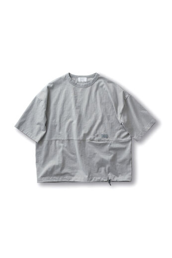 Sunny clouds［サニークラウズ］ | サニークラウズ すそが絞れるＴシャツ〈メンズ〉グレー