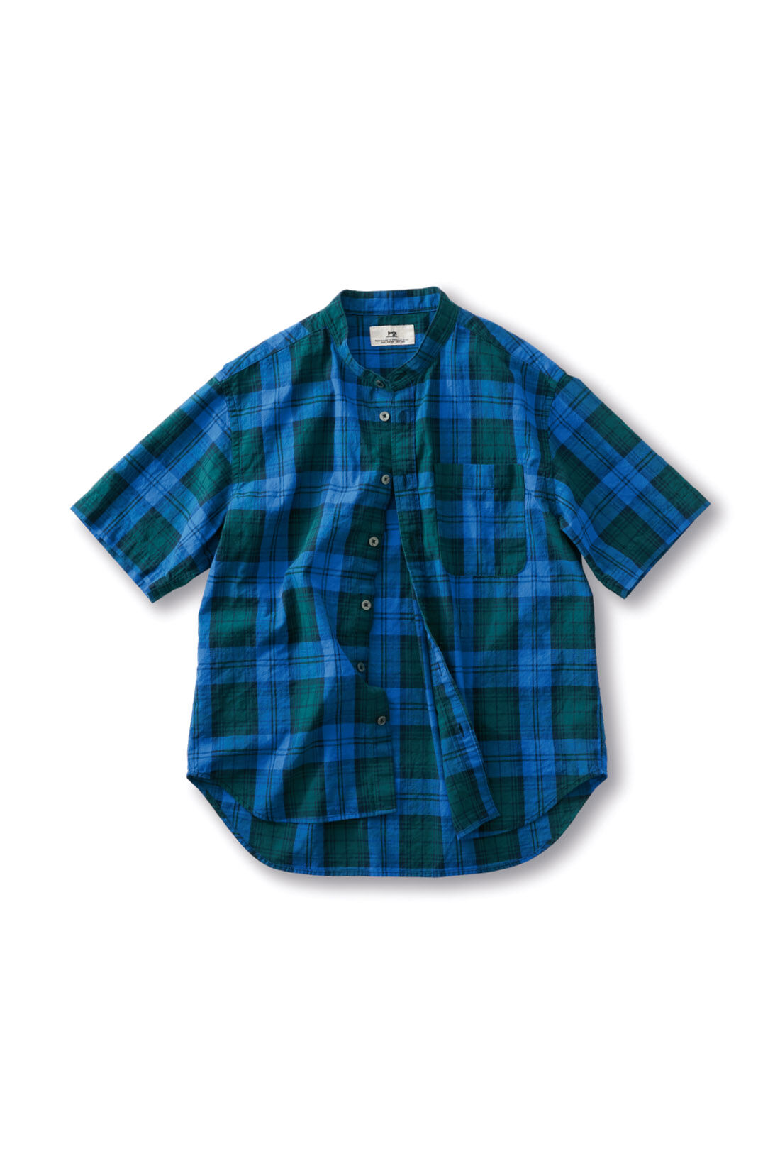 「 tokimeki tartan check（ ブルー × レッド ）」＜ホワイトケース＞【 表面のみ印刷 】        