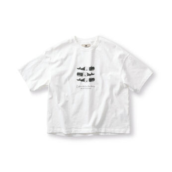 Sunny clouds | サニークラウズくじらの船長Ｔシャツ〈レディース〉