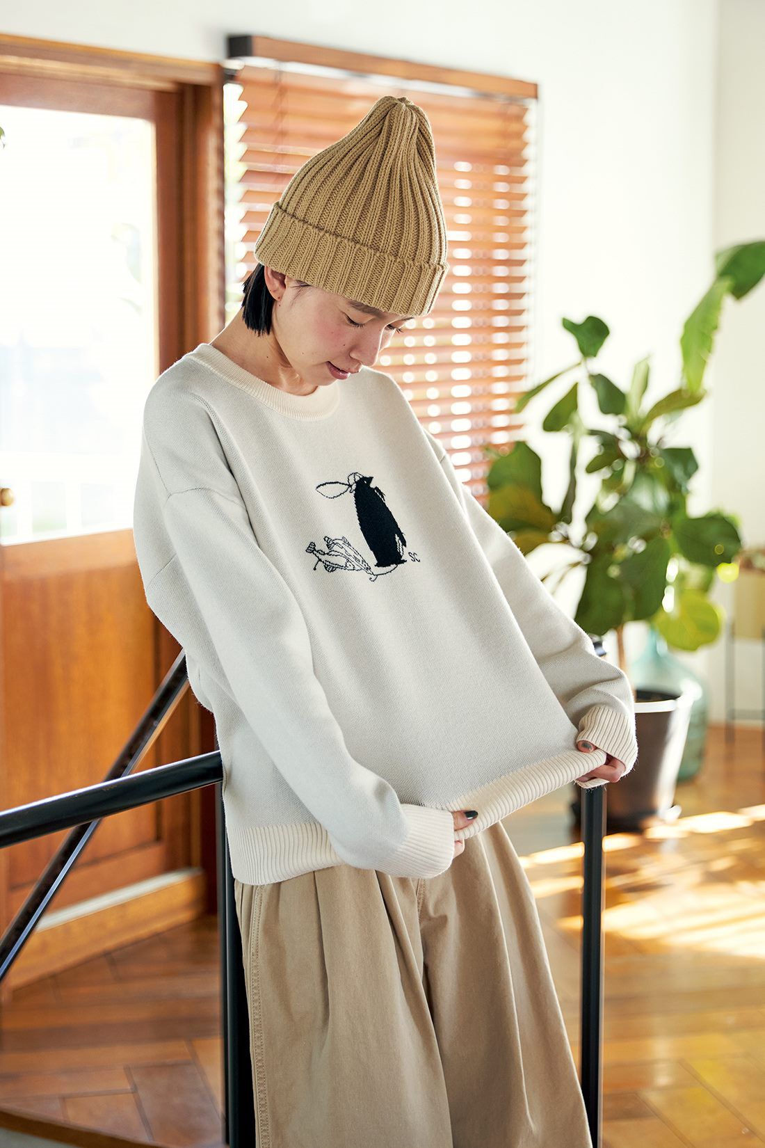 Sunny clouds|サニークラウズ フィッシャーペンギンセーター〈レディース〉