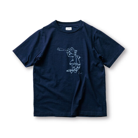 Sunny clouds | サニークラウズしん窯望遠鏡異人Ｔシャツ〈メンズ〉