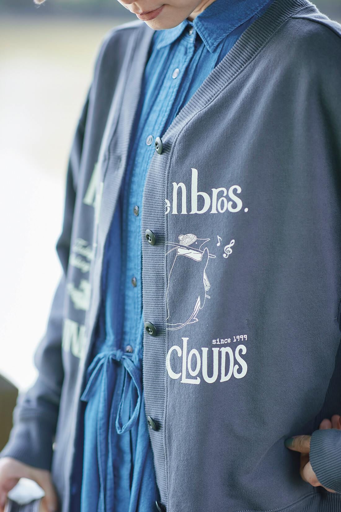 Sunny clouds［サニークラウズ］|サニークラウズ　フィッシャーペンギンカーディガン〈レディース〉
