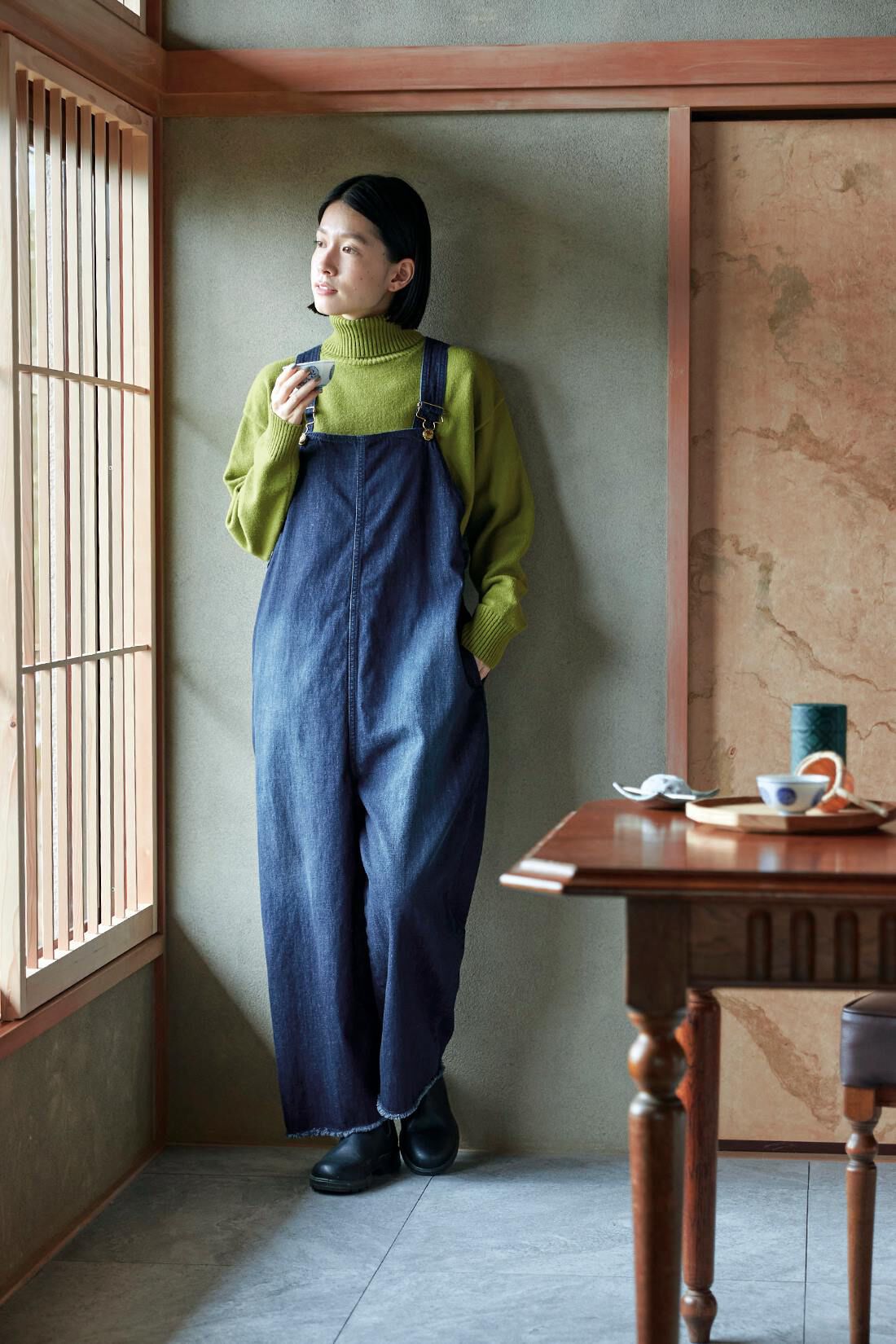 サニークラウズ 緑茶なタートルセーター〈レディース〉｜Sunny