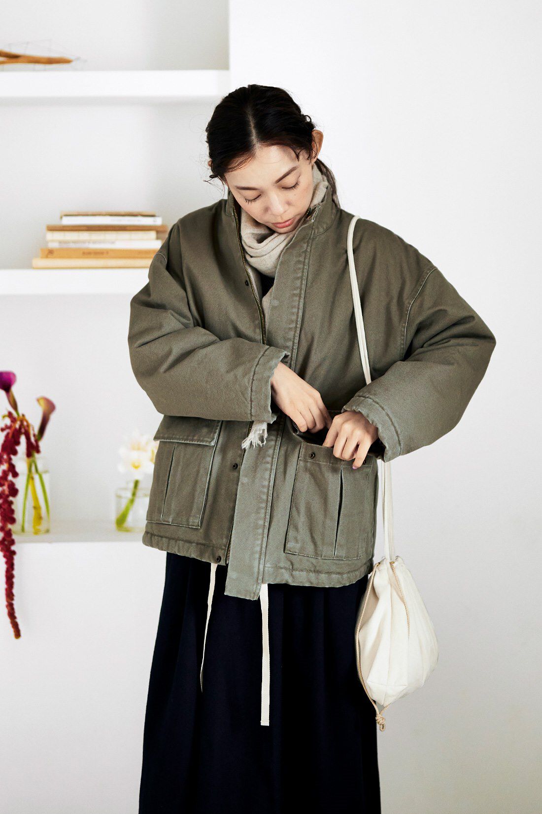 and myera|and myera 裏がボアのジャケット