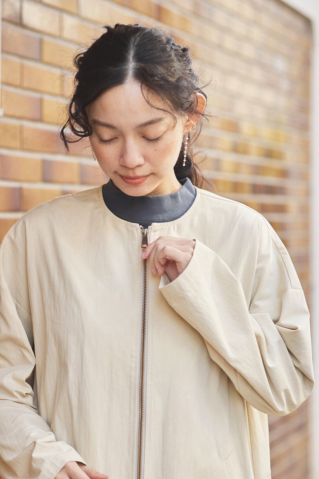 and myera|and myera ちょっぴりコンパクトなハイネックTシャツの会