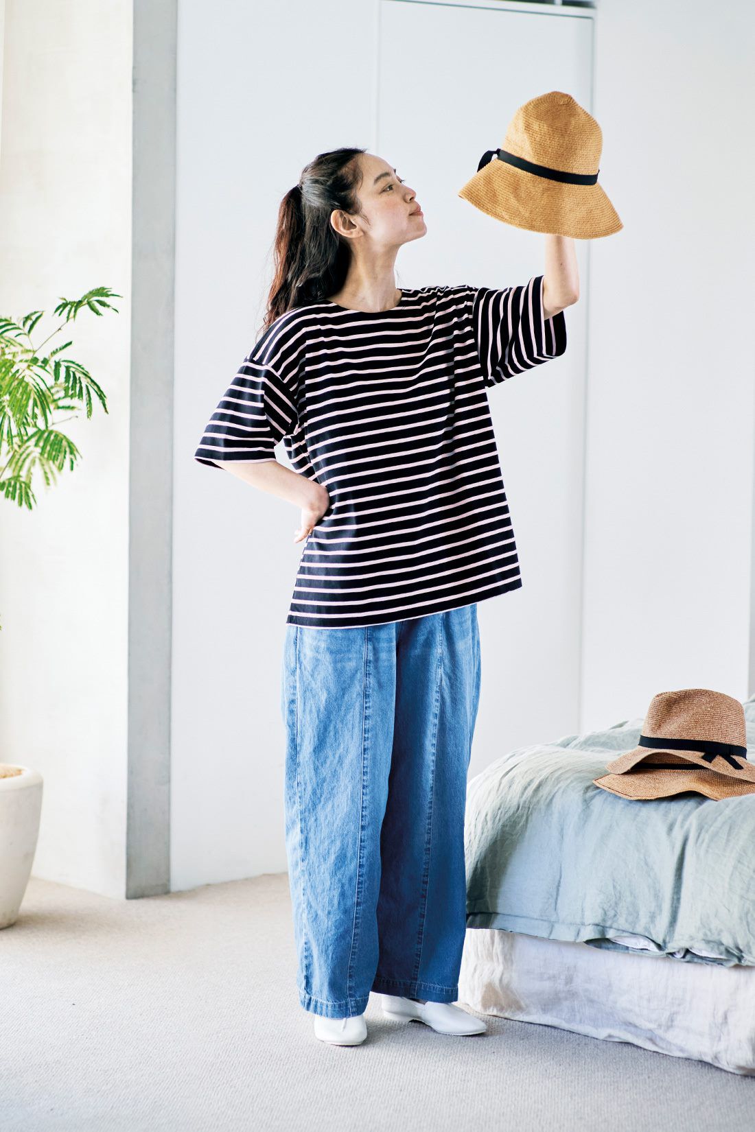 and myera|and myera 大人色ボーダーTシャツの会