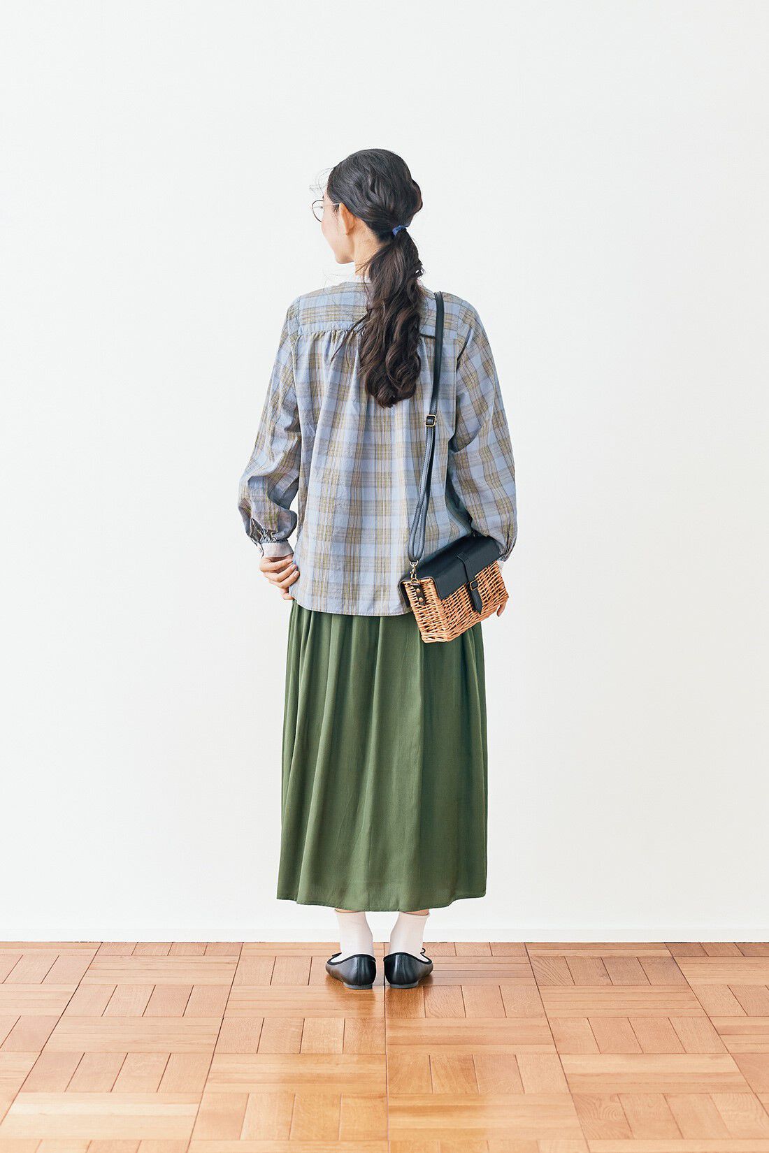 and myera［アンドマイラ］|and myera クレリックなチェックブラウス