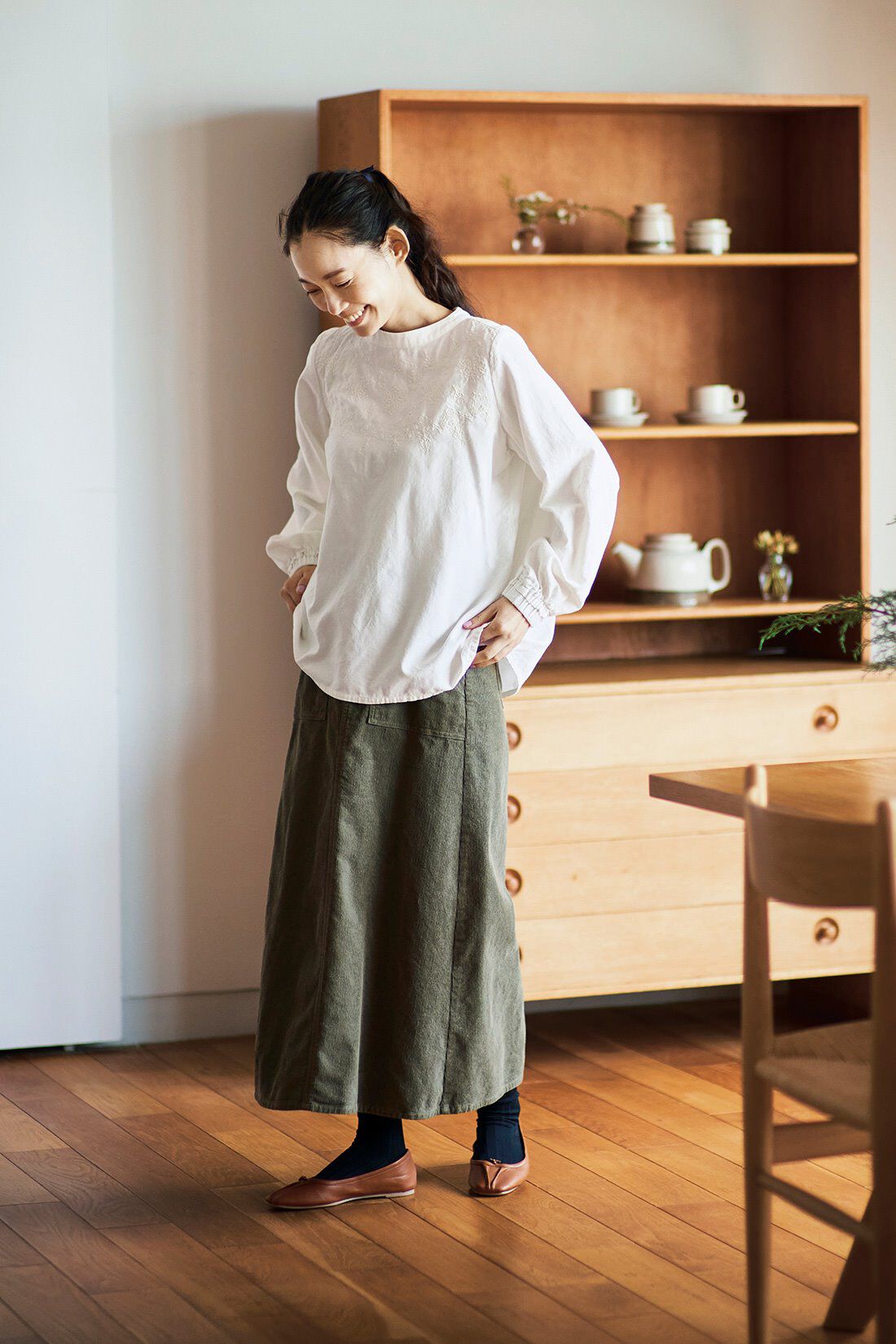 and myera|ａｎｄ　ｍｙｅｒａアンティークトップスのコーディネート
