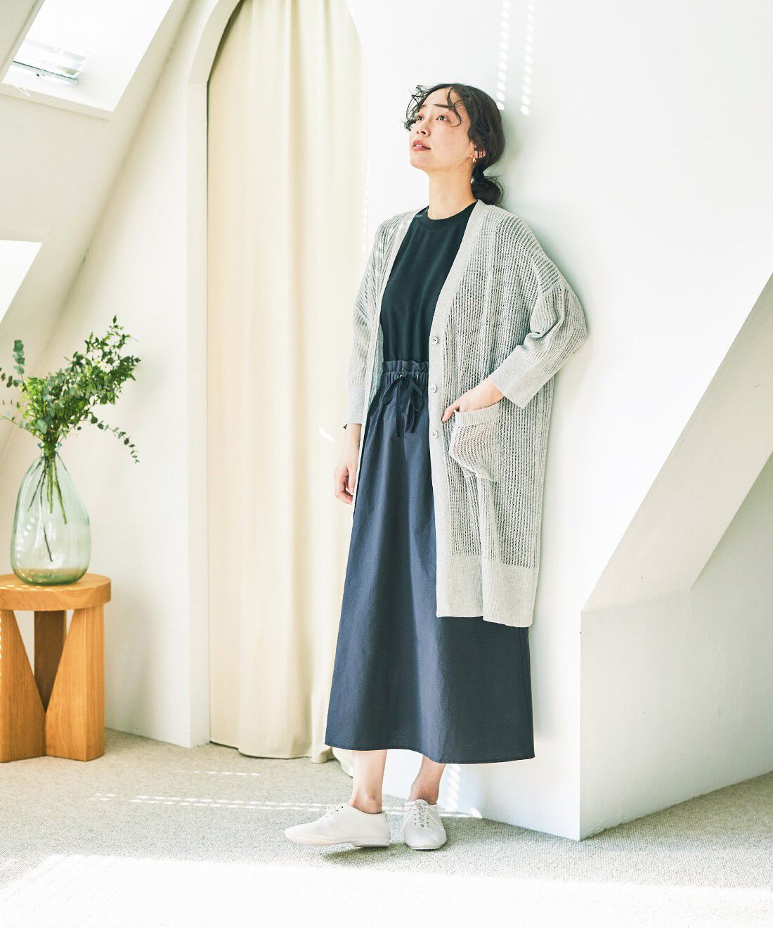 and myera［アンドマイラ］|and myera 甘編みニットカーディガン