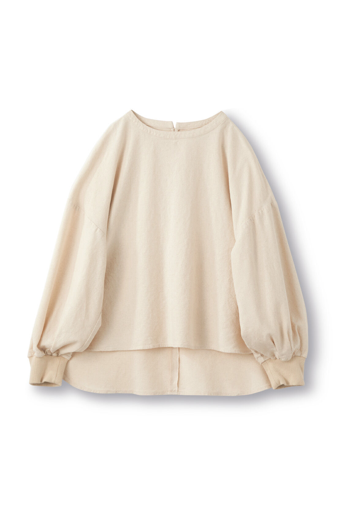and myera［アンドマイラ］|and myera 布はくの長袖Tトップス〈ベージュ〉