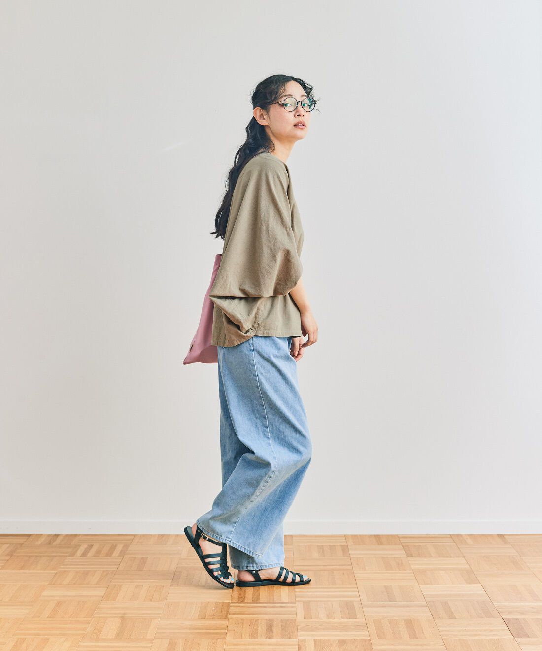and myera|and myera アイスブルージーンズ