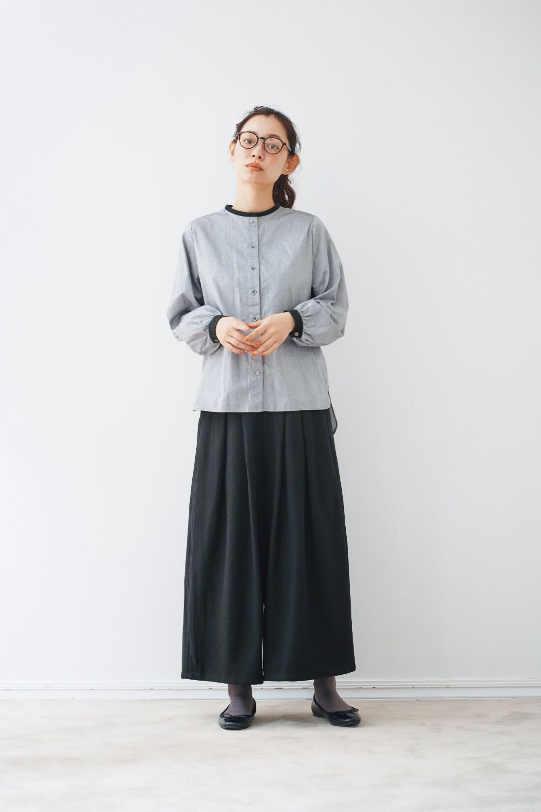 メモリーキュロットパンツ メモリーキュロットパンツ（ブラック） | MACHATT ONLINE STORE