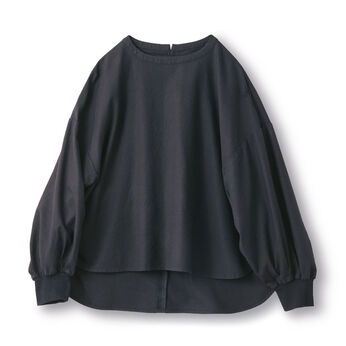 and myera | ａｎｄ　ｍｙｅｒａ布はくの長袖Ｔトップス