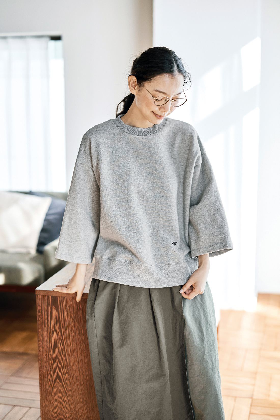 and myera［アンドマイラ］|and myera ほどよくベーシックなトレーナー