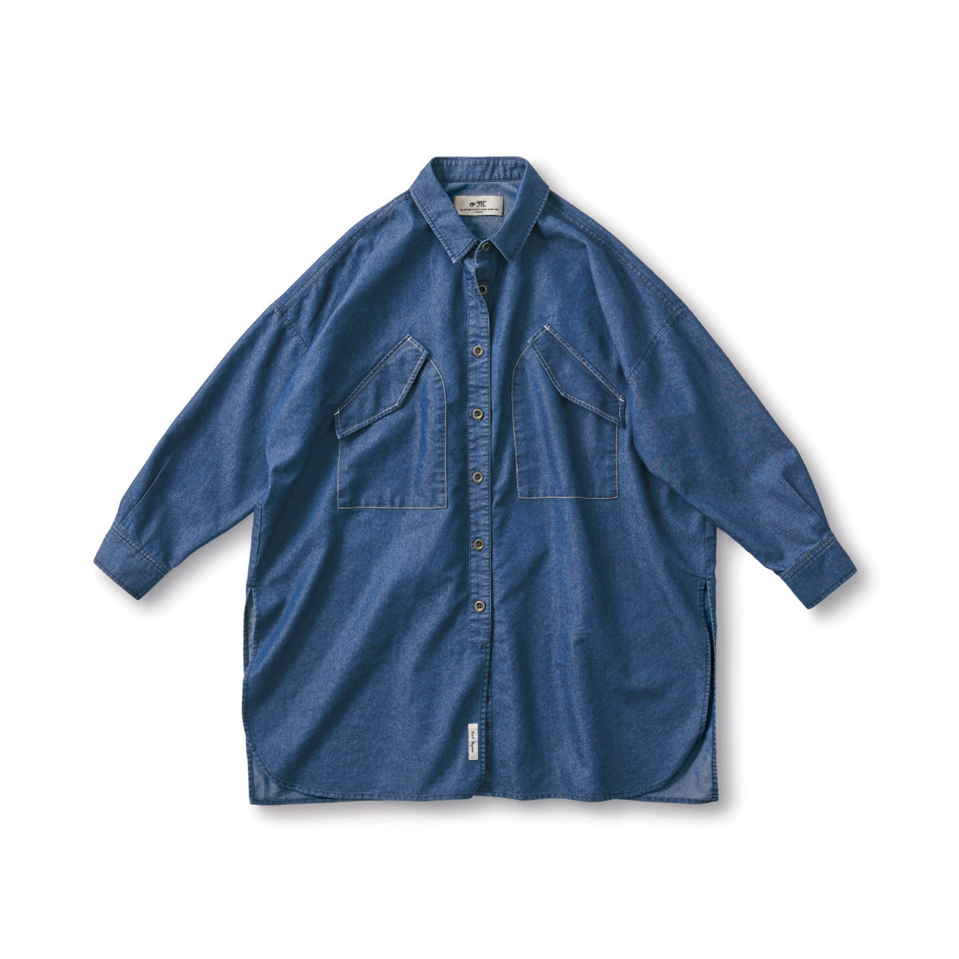 MEDE19F】2ウェイプリント キルティングデニムジャケット