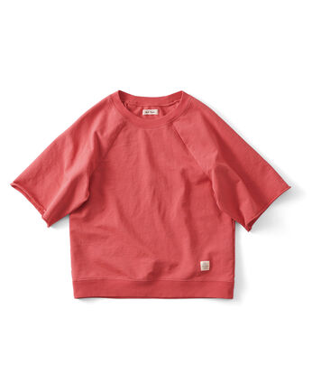 and myera［アンドマイラ］ | 裏毛生地 ヴィンテージライク Tシャツ レッド