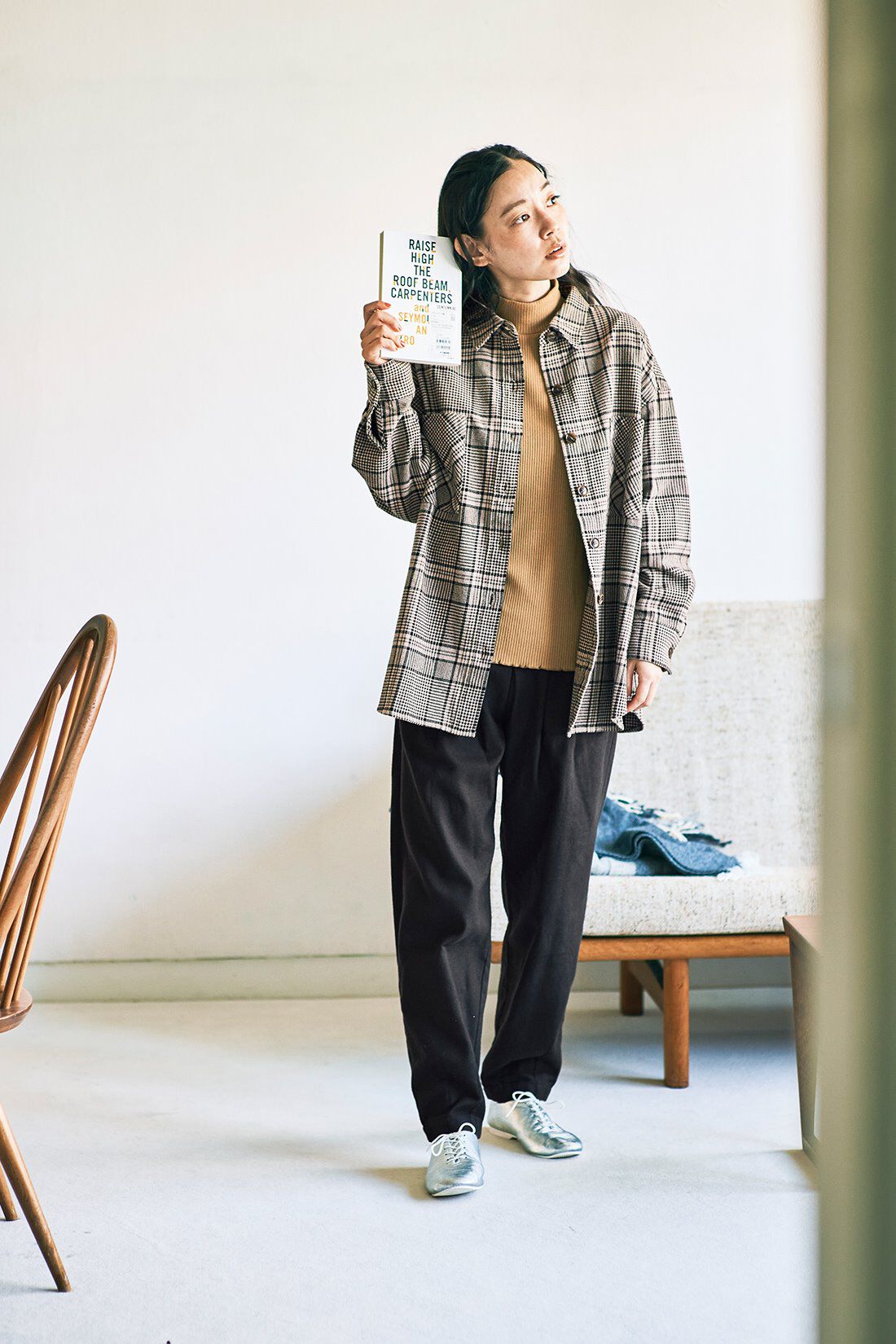 and myera［アンドマイラ］|ａｎｄ　ｍｙｅｒａ　大きなチェックの大きなシャツ