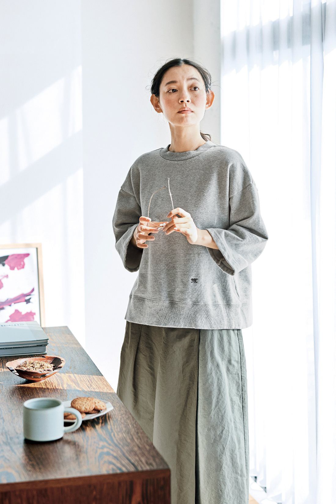 and myera［アンドマイラ］|and myera ほどよくベーシックなトレーナー