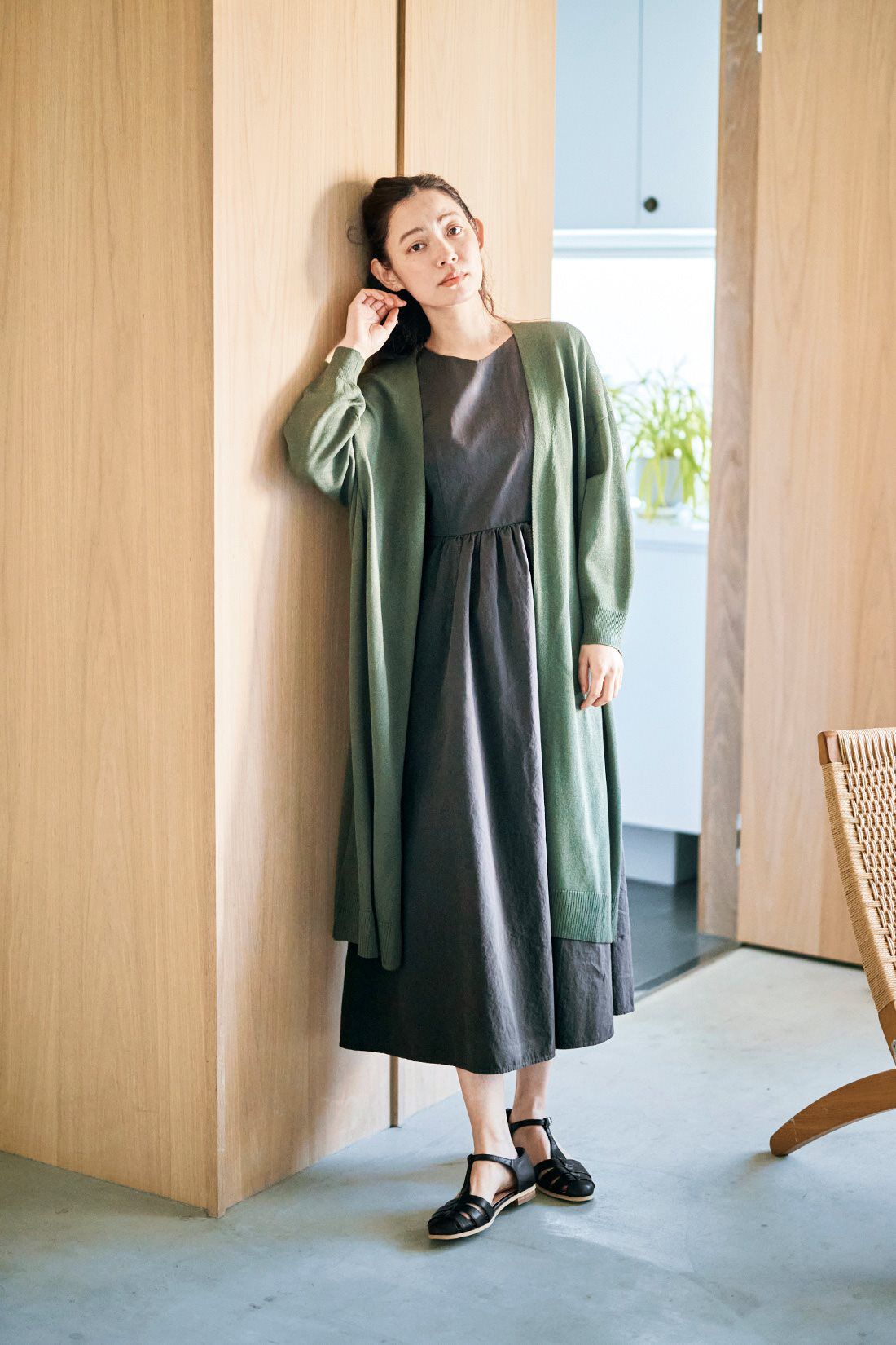 and myera［アンドマイラ］|and myera ノースリーブなワンピース