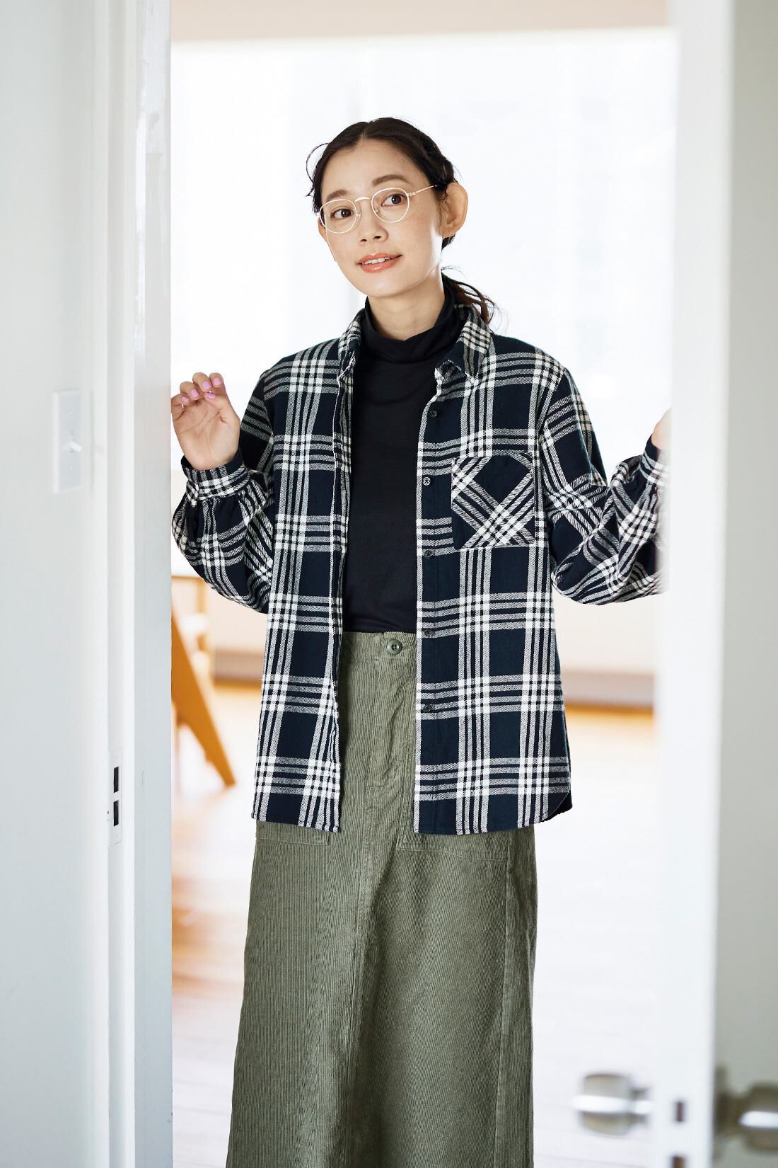 and myera［アンドマイラ］|and myera ぬくもりのチェックシャツ