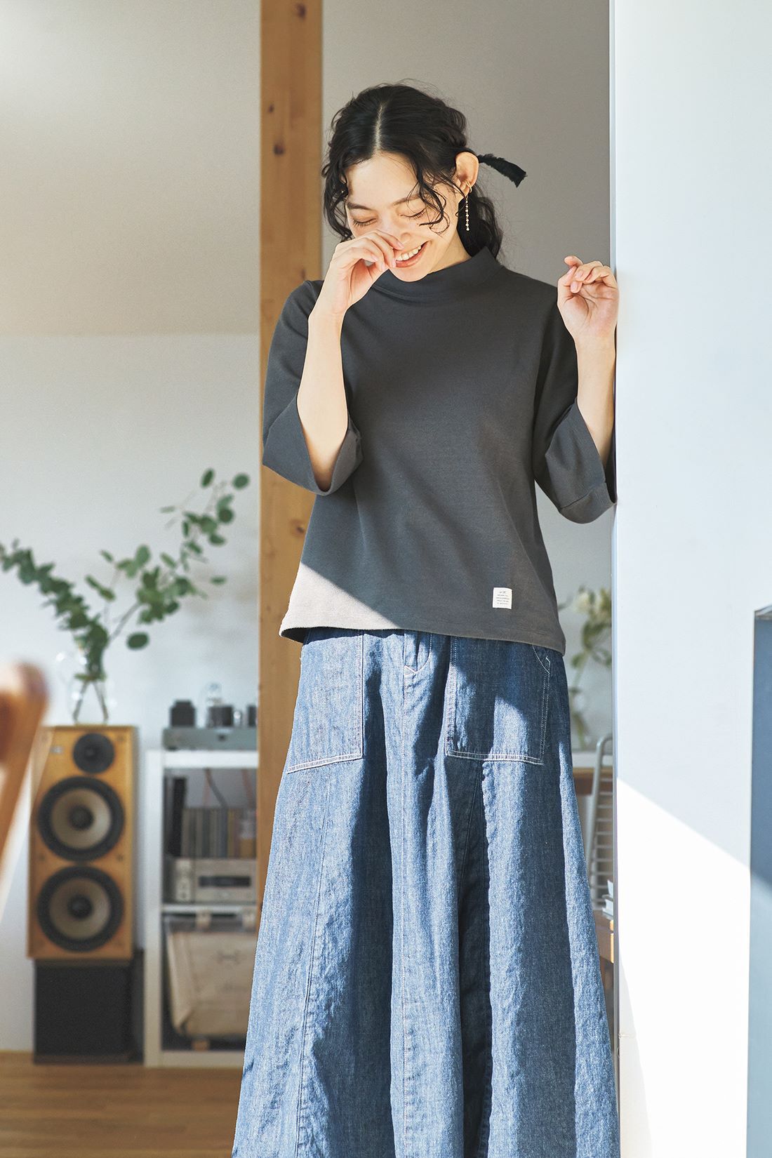 and myera|【初回お試しキャンペーン】and myera ちょっぴりコンパクトなハイネックTシャツの会