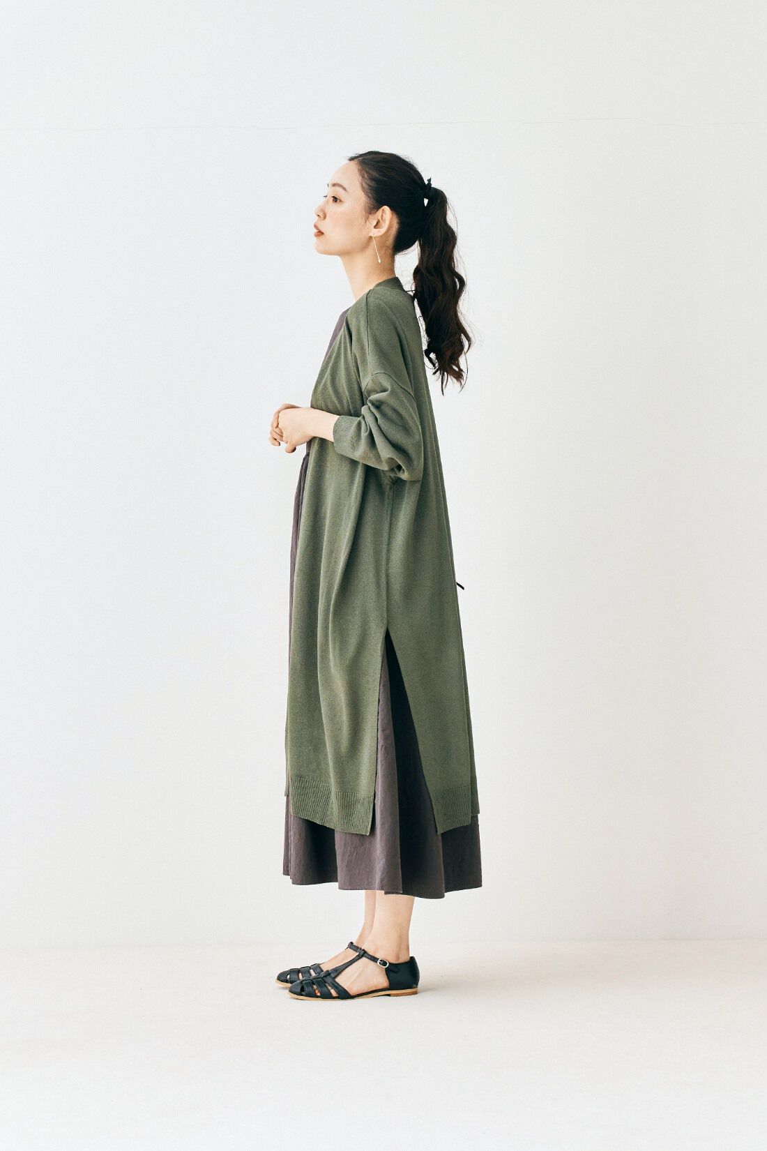 and myera［アンドマイラ］|and myera ノースリーブなワンピース