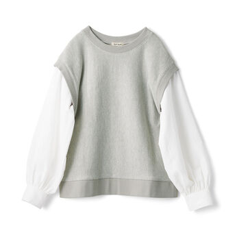 and myera | ａｎｄ　ｍｙｅｒａ着合わせ風トップス