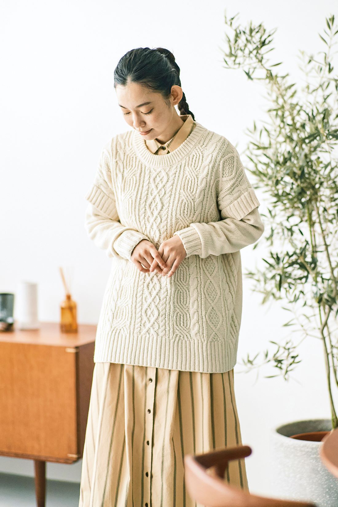 Oldderby Knitwear】アランケーブルニット（ニット／セーター）｜IENA（イエナ）の通販｜BAYCREW'S STORE