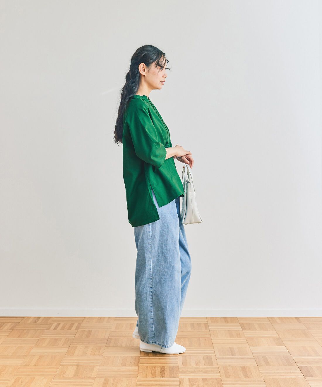 and myera|and myera アイスブルージーンズ
