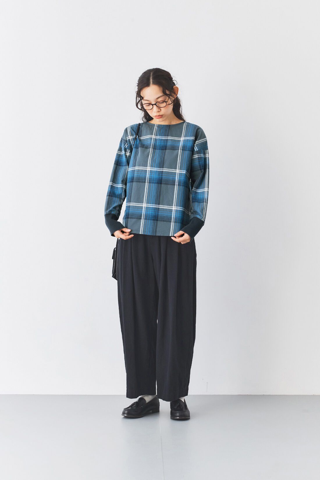 and myera［アンドマイラ］|and myera 大柄チェックのトップス