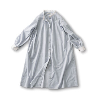 and myera | ａｎｄ　ｍｙｅｒａアイスグレーのクレリックワンピ