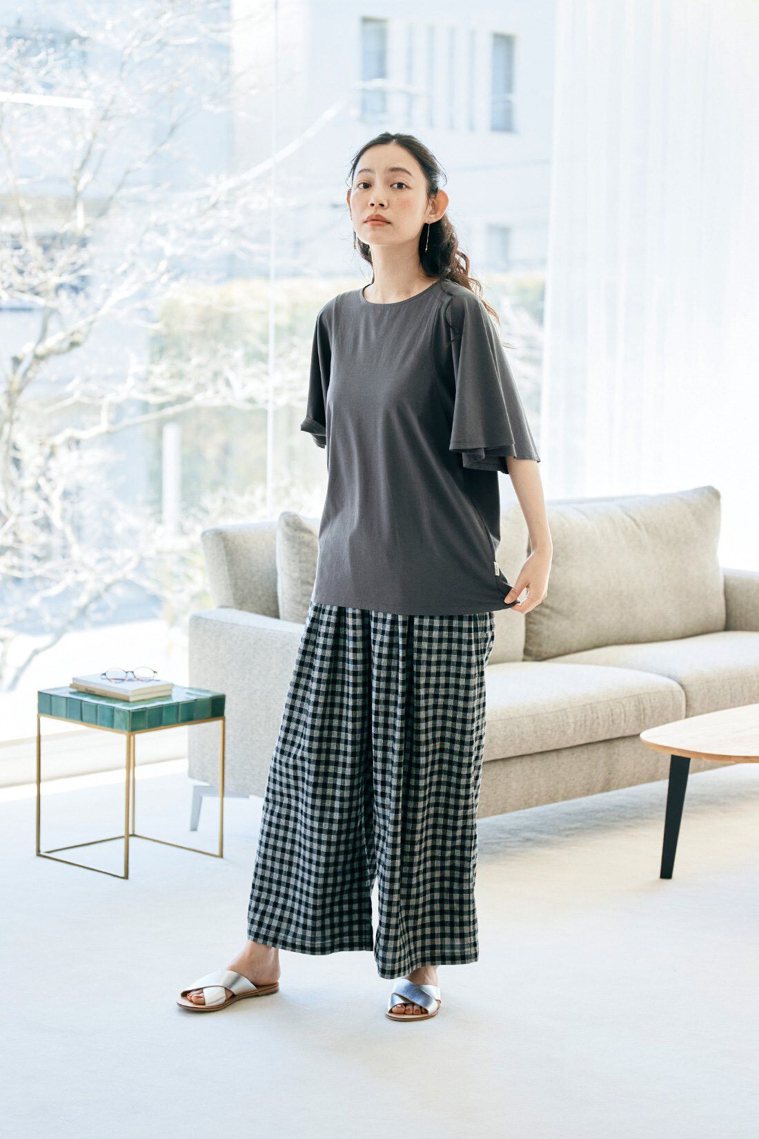 and myera［アンドマイラ］|【初回お試しキャンペーン】and myera フレア袖のTシャツの会